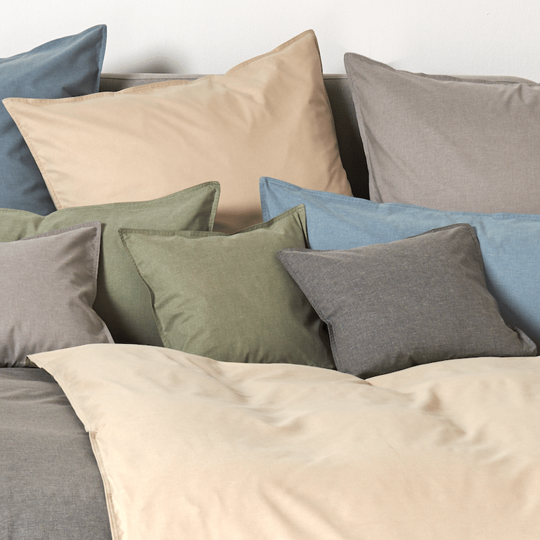 Traumschlaf Basic Uni Bettwäsche Chambray